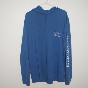 Men's Blue Vineyard Vines Long-sleeve Pullover size X-Large
